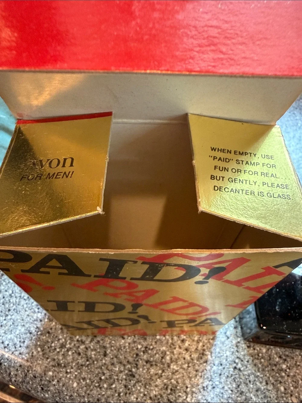 Avon glass stamp